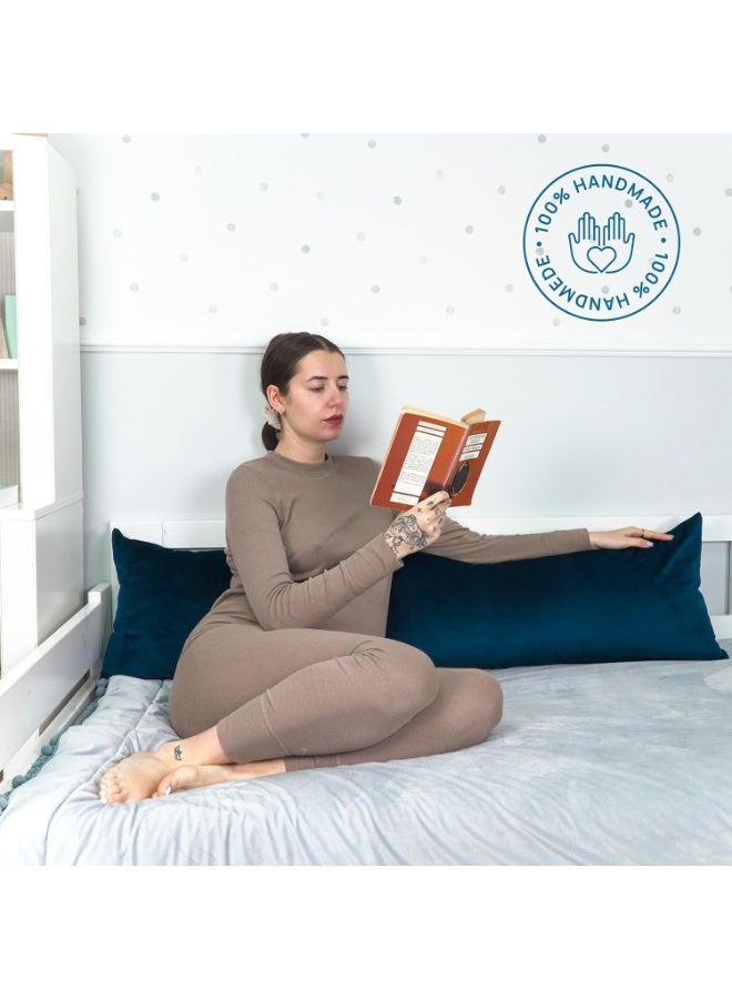 Side Sleeper Body Pillow with Soft Cover Comfortable Long Design for Side Sleeping and Daily Rest Size 40 x 145 cm - Image 2